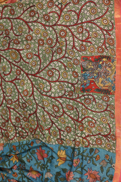 Silkcotton Penkalamkari sarees