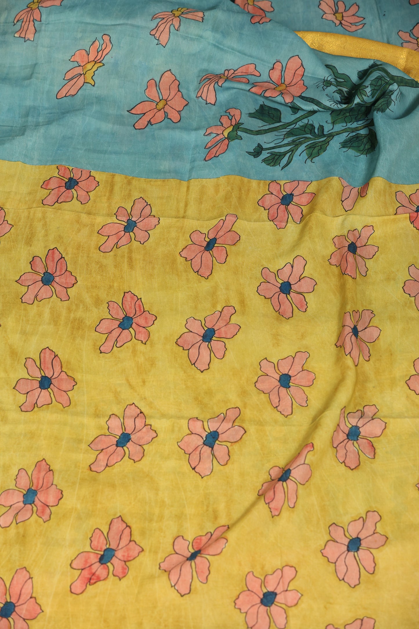 Silkcotton Penkalamkari sarees