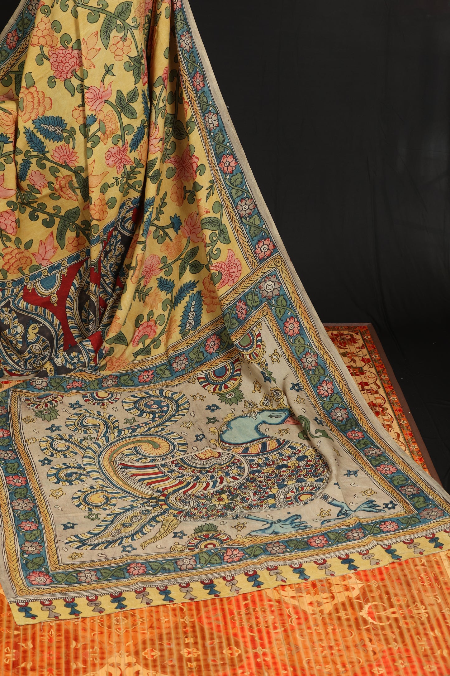 Silkcotton Penkalamkari sarees