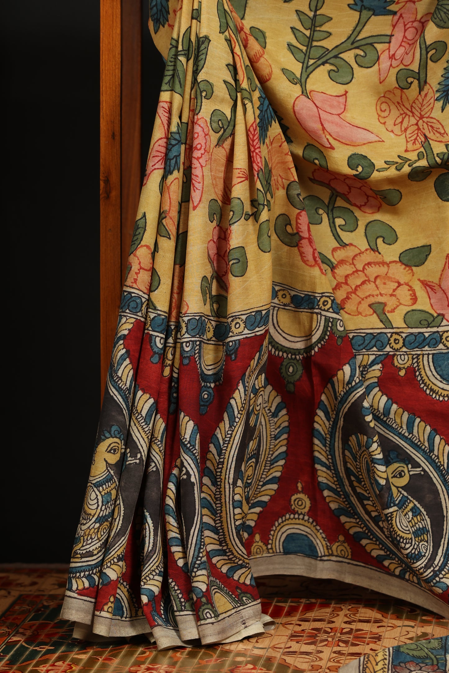 Silkcotton Penkalamkari sarees