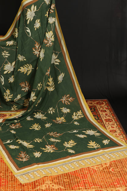 Silkcotton Penkalamkari sarees