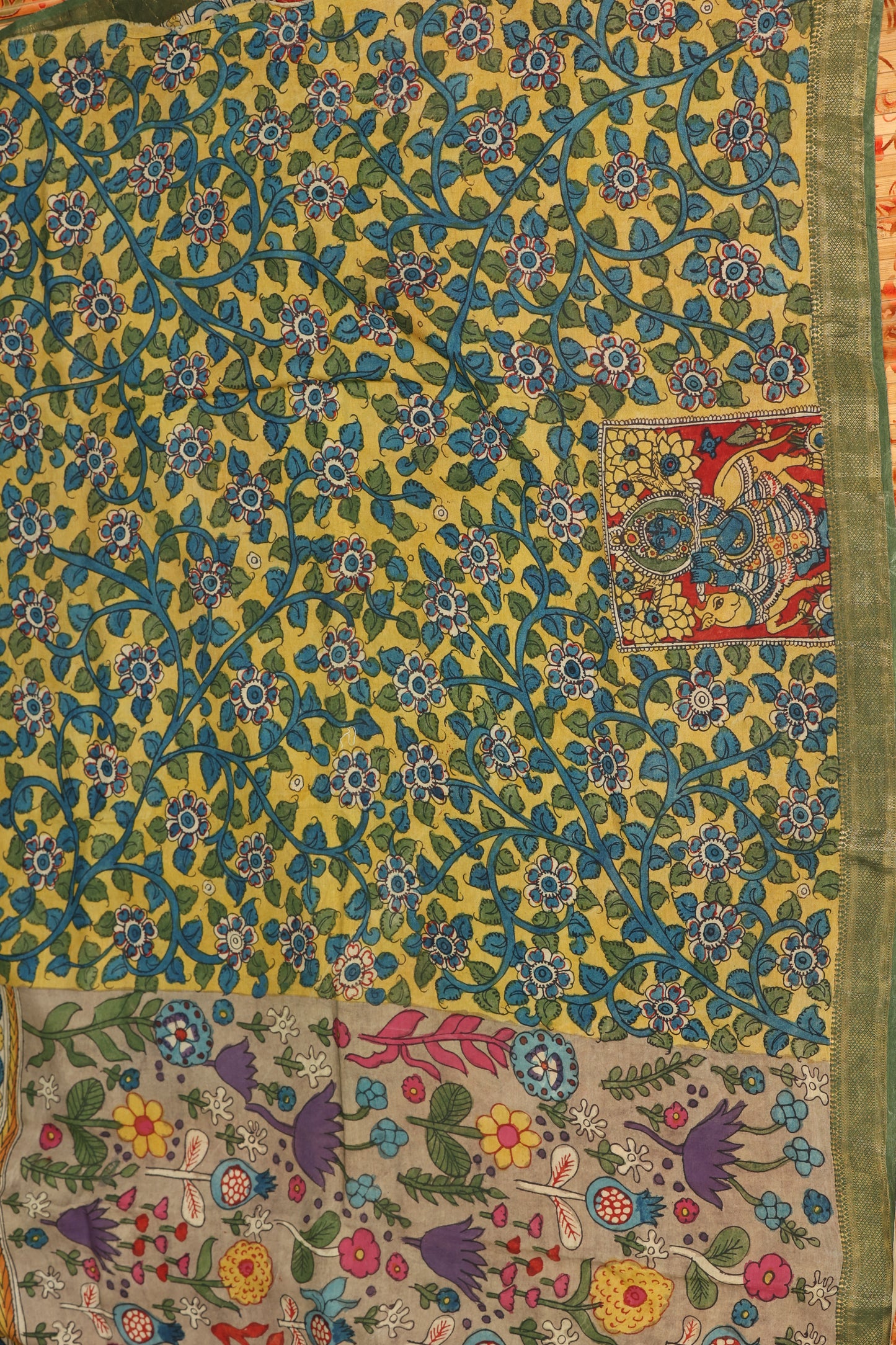 Silkcotton Penkalamkari sarees