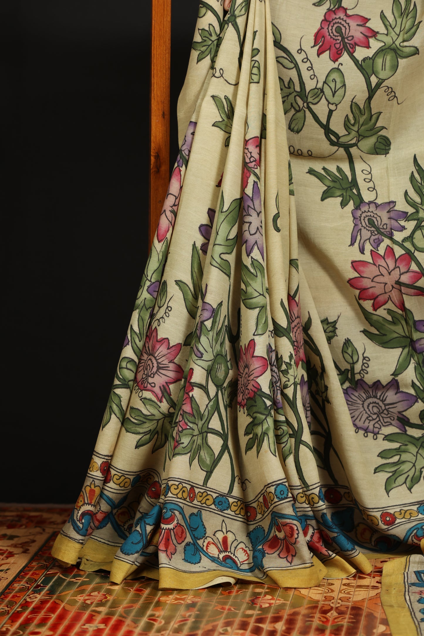 Silkcotton Penkalamkari sarees