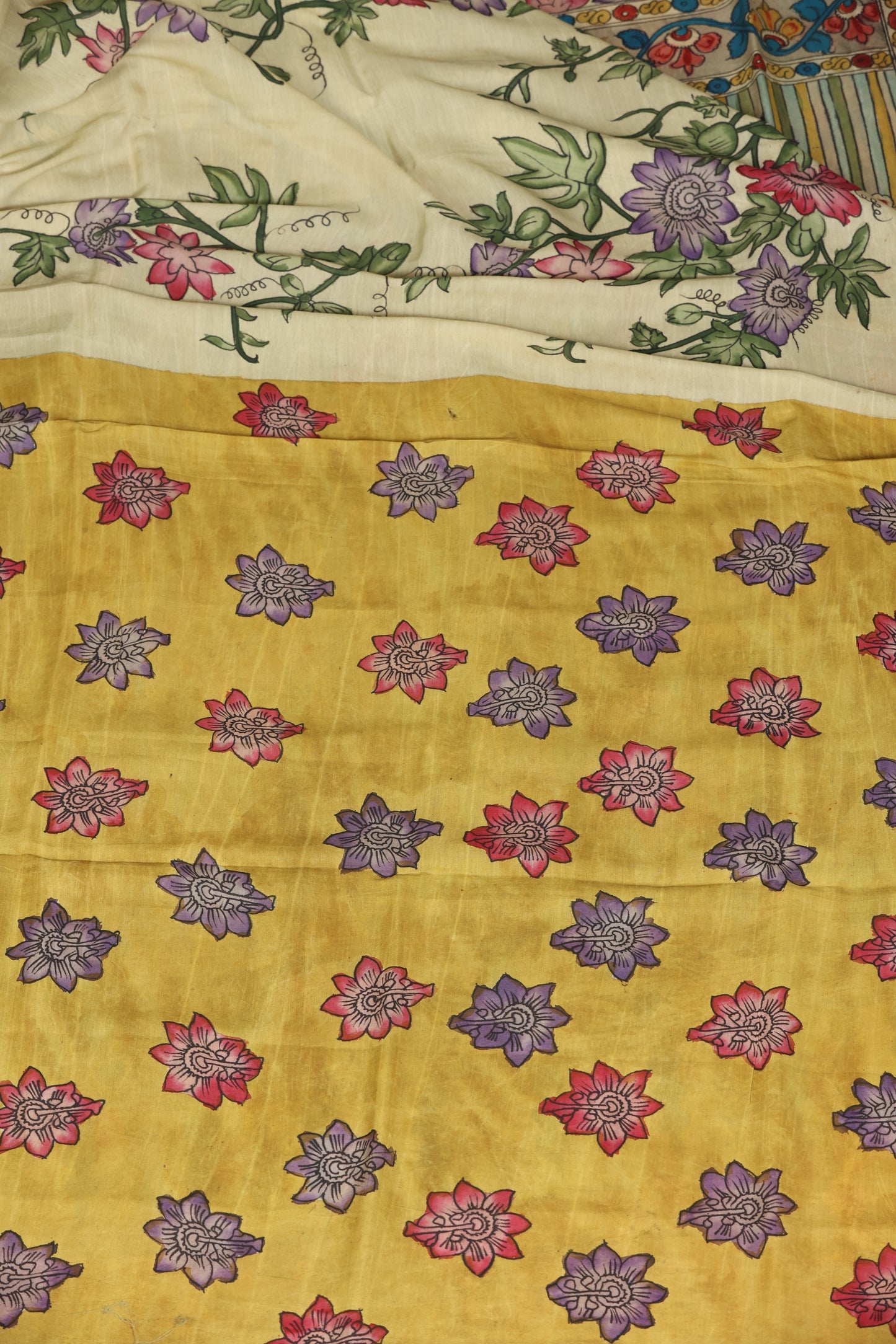 Silkcotton Penkalamkari sarees