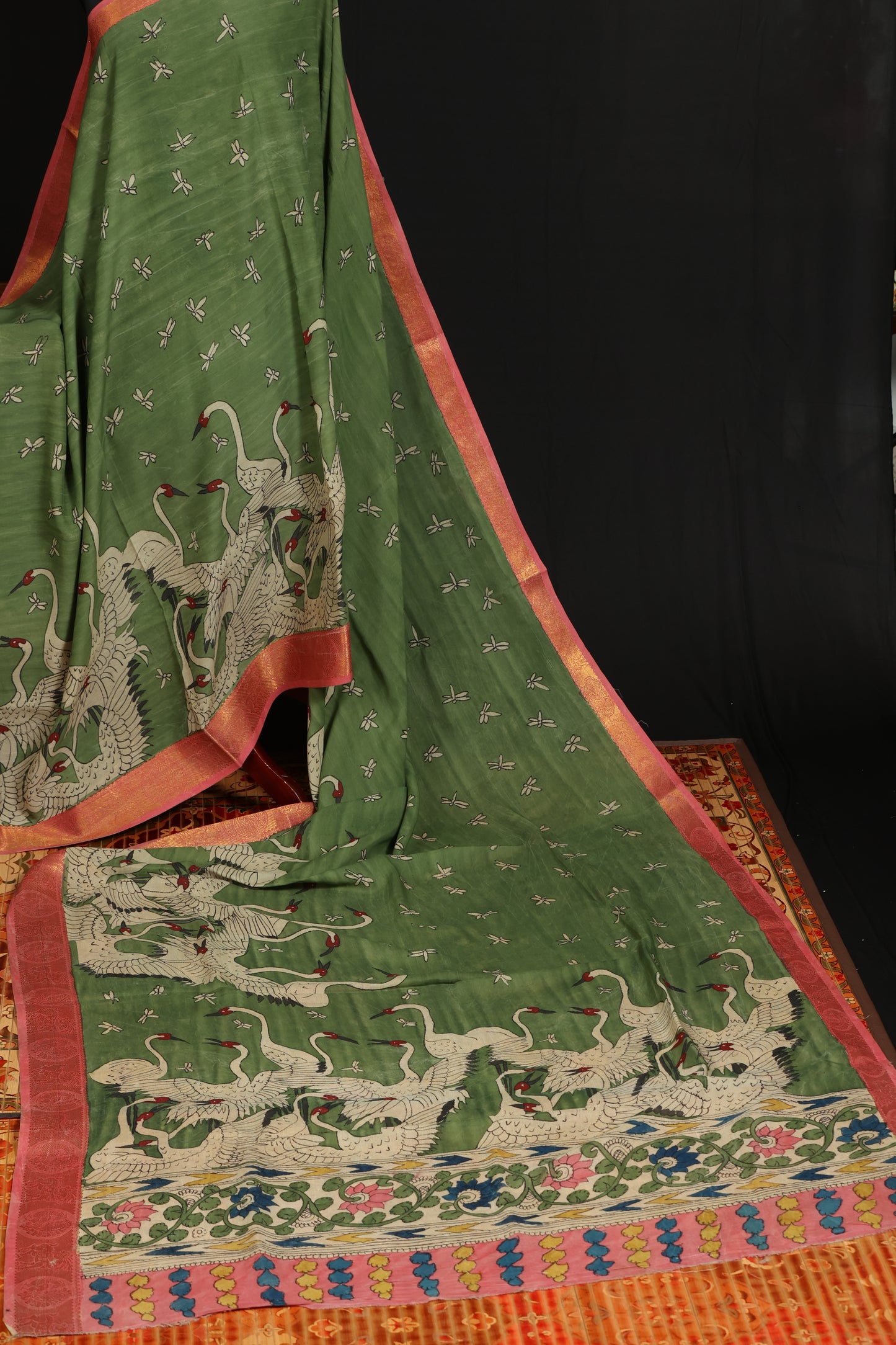 Silkcotton Penkalamkari sarees