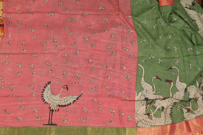 Silkcotton Penkalamkari sarees