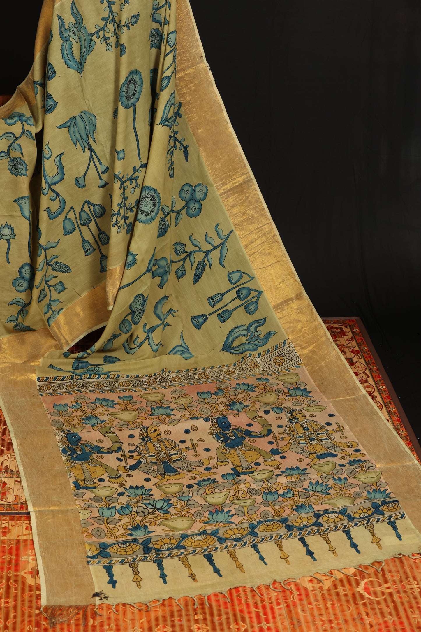 Silkcotton Penkalamkari sarees