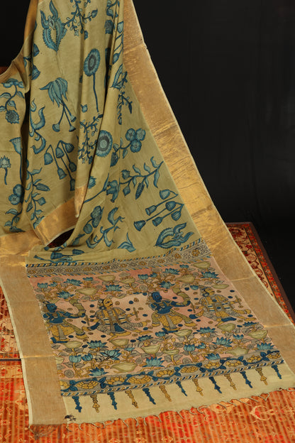 Silkcotton Penkalamkari sarees