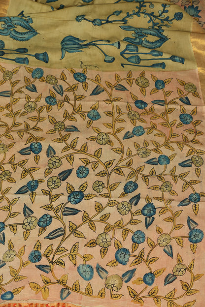 Silkcotton Penkalamkari sarees