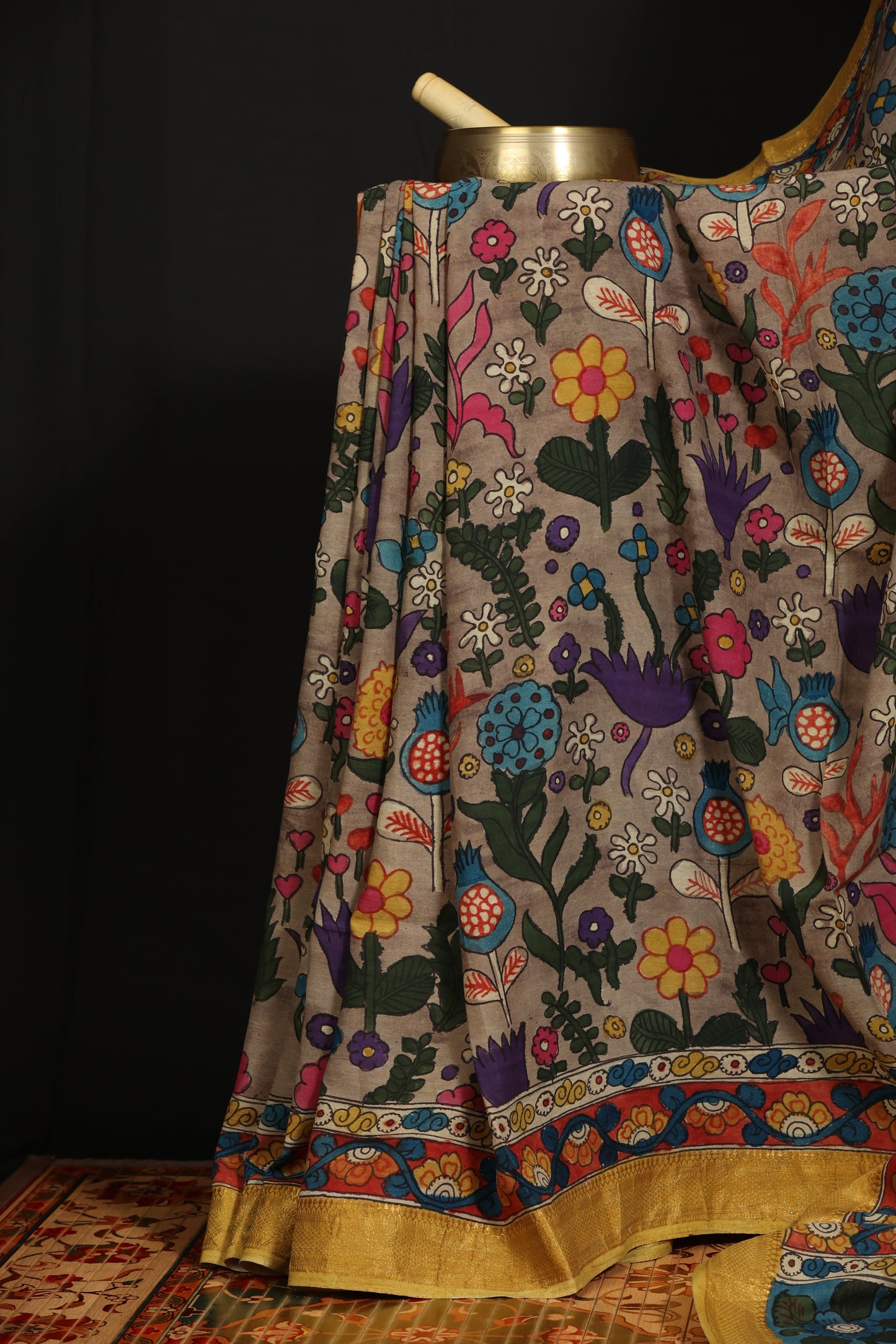 Silkcotton Penkalamkari sarees