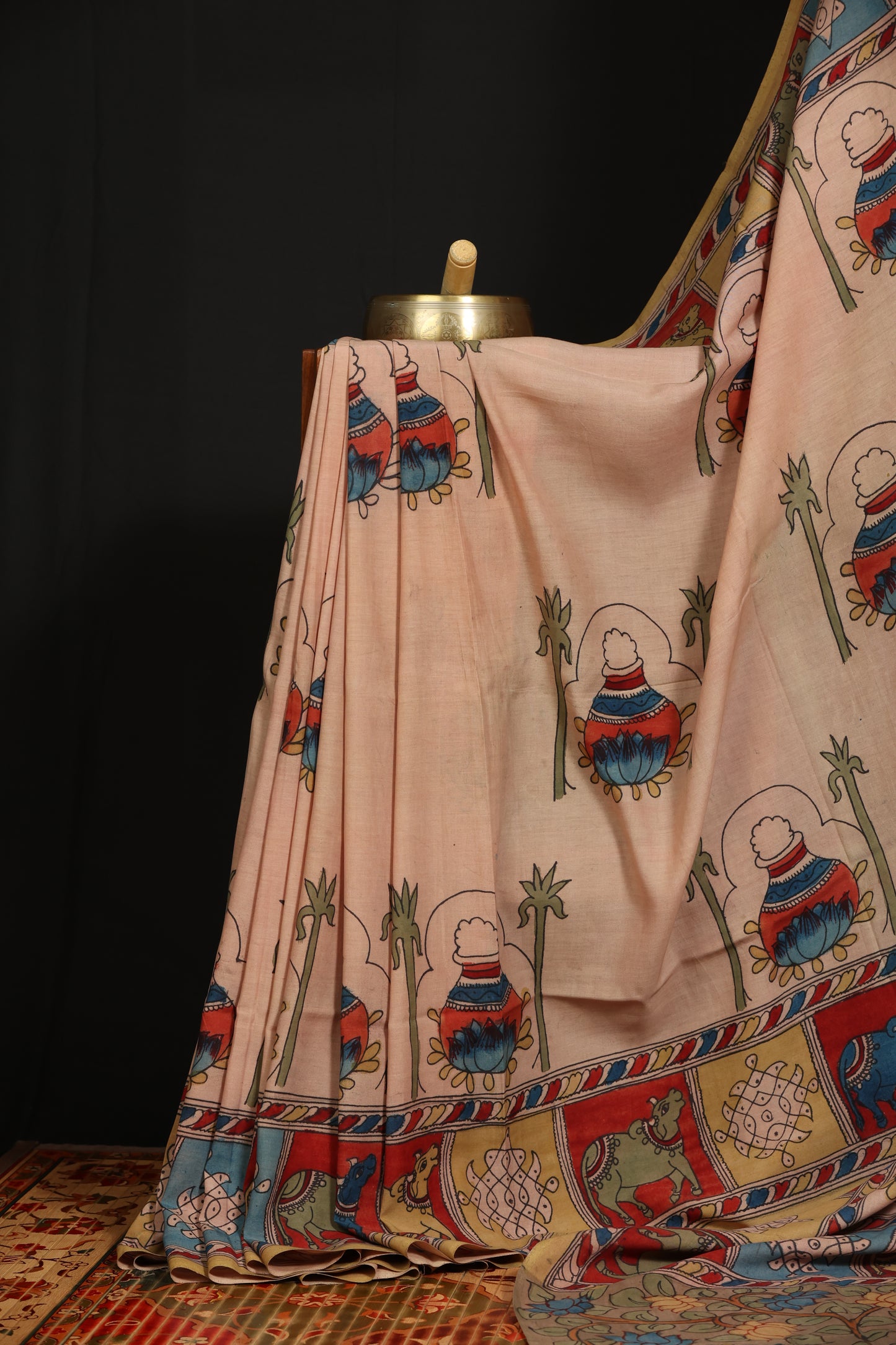 Silkcotton Penkalamkari sarees