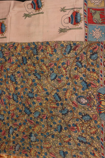 Silkcotton Penkalamkari sarees