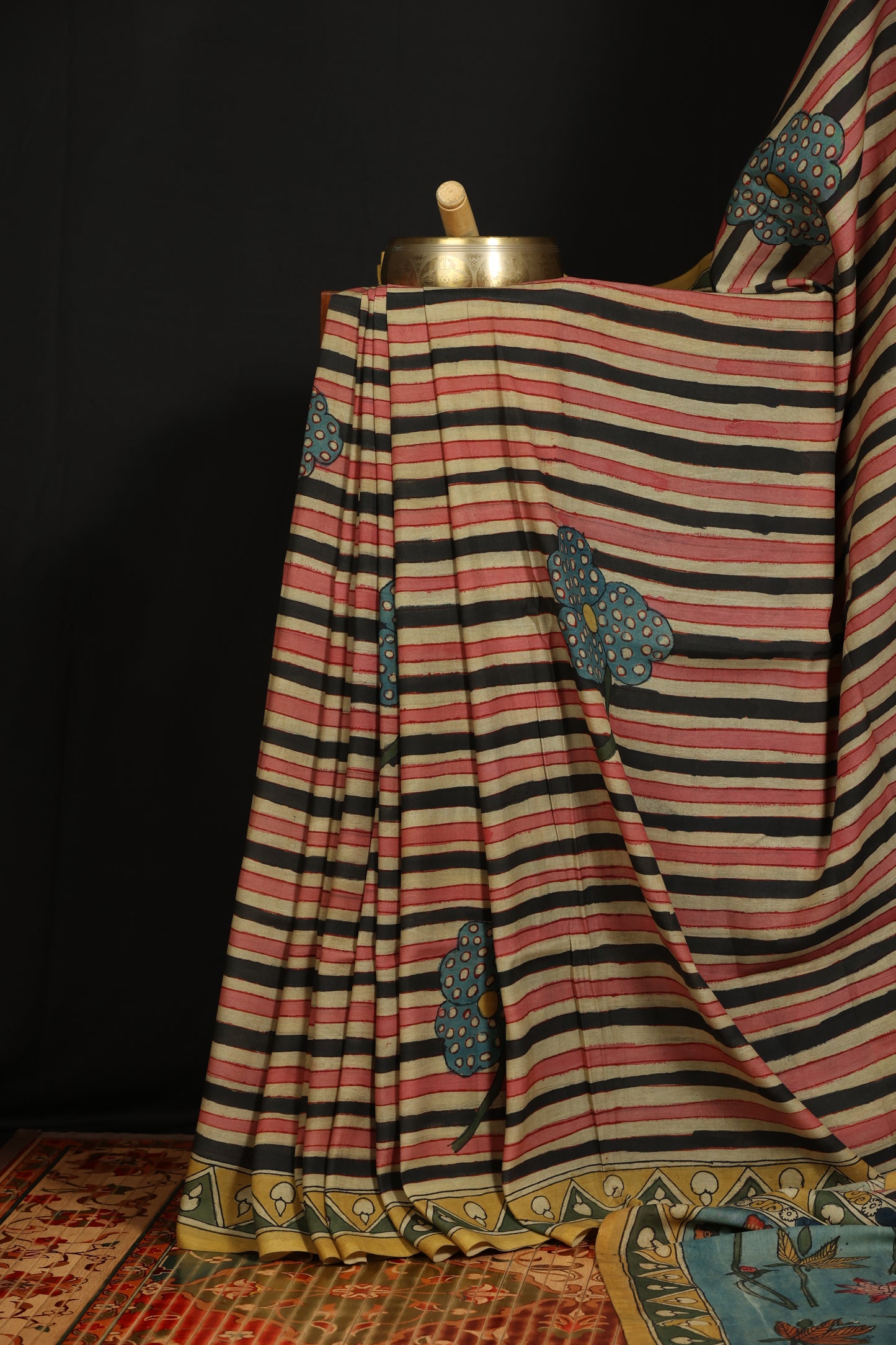 Contemporary Silkcotton Penkalamkari sarees
