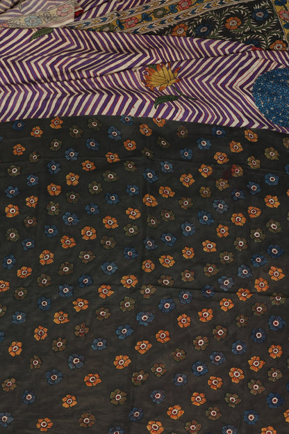 Contemporary Silkcotton Penkalamkari sarees