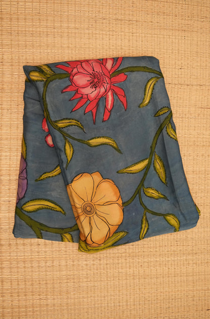 Penkalamkari modalsilk yardage
