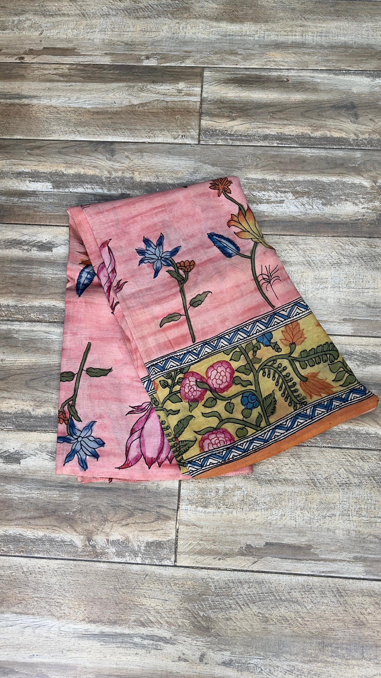 Kalamkari silkcotton material / yardage