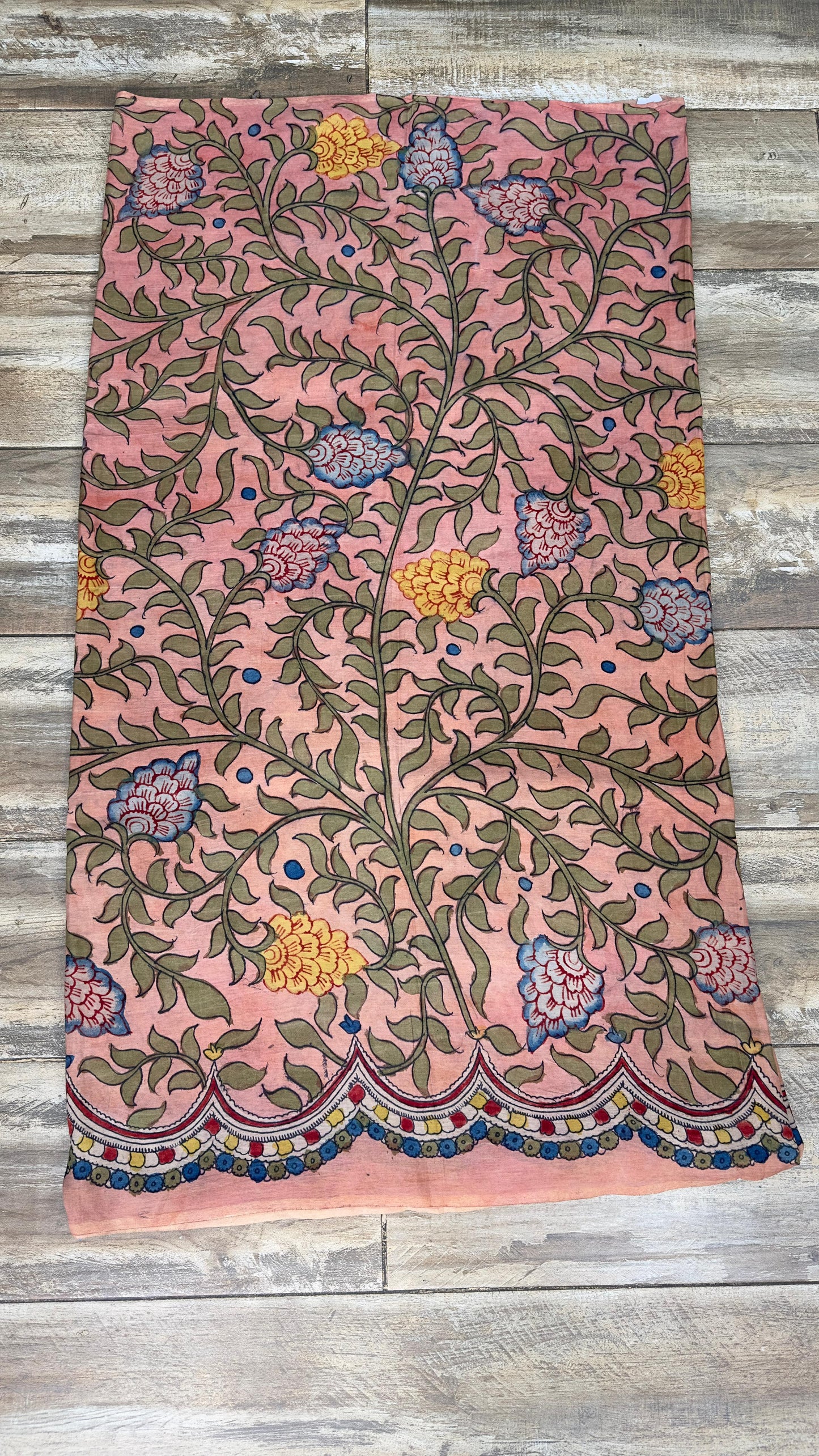 Kalamkari silkcotton material / yardage