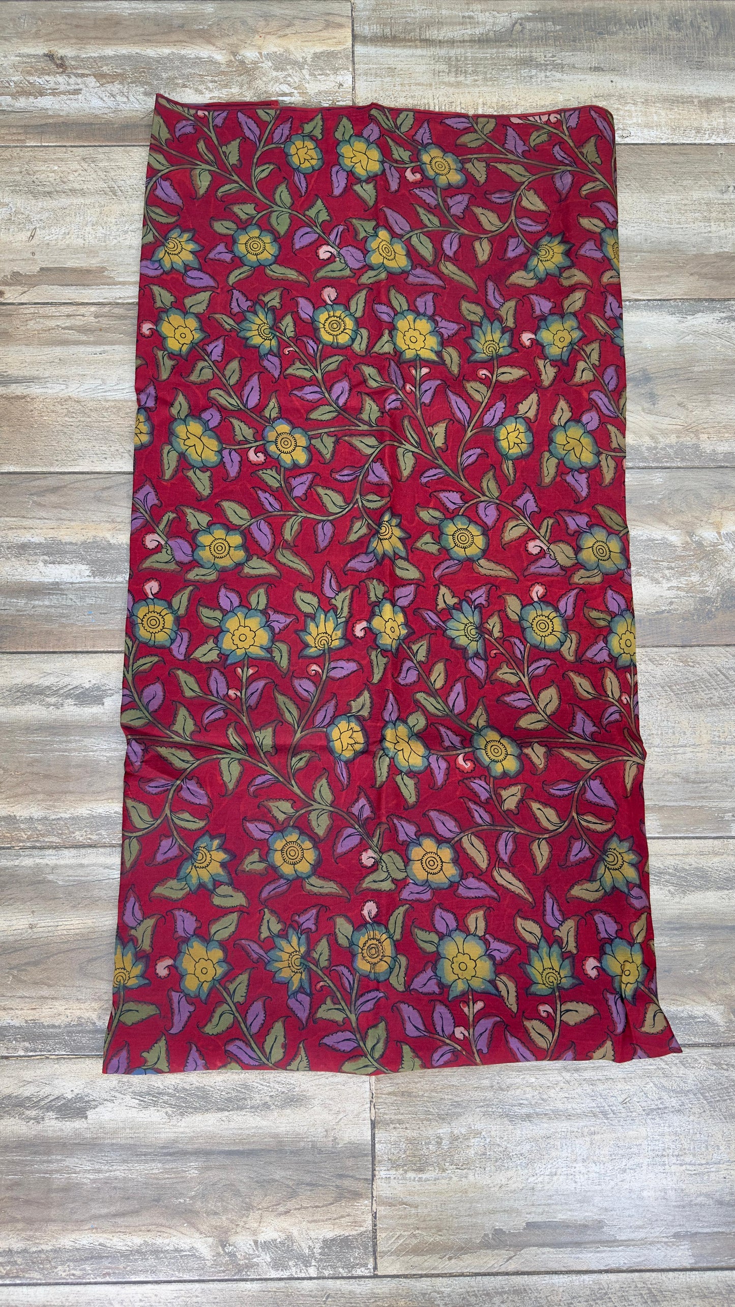 Kalamkari silkcotton material / yardage