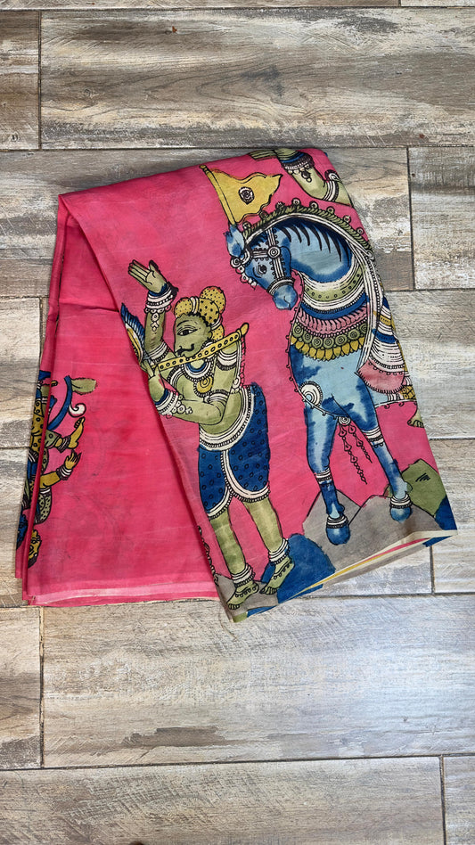 Kalamkari silkcotton material