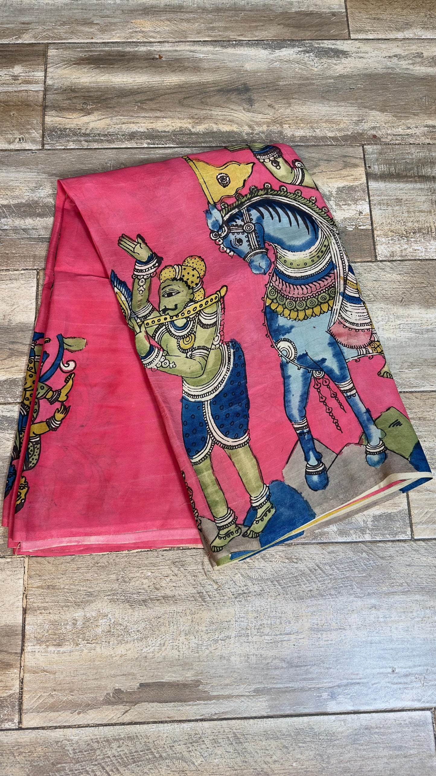 Kalamkari silkcotton material