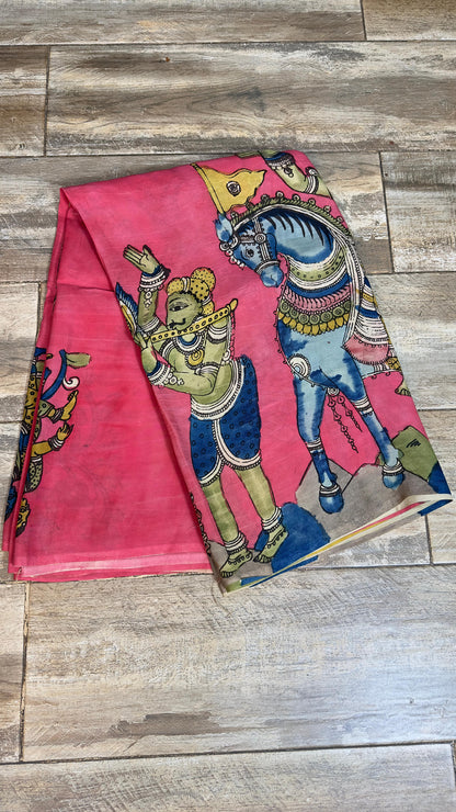 Kalamkari silkcotton material