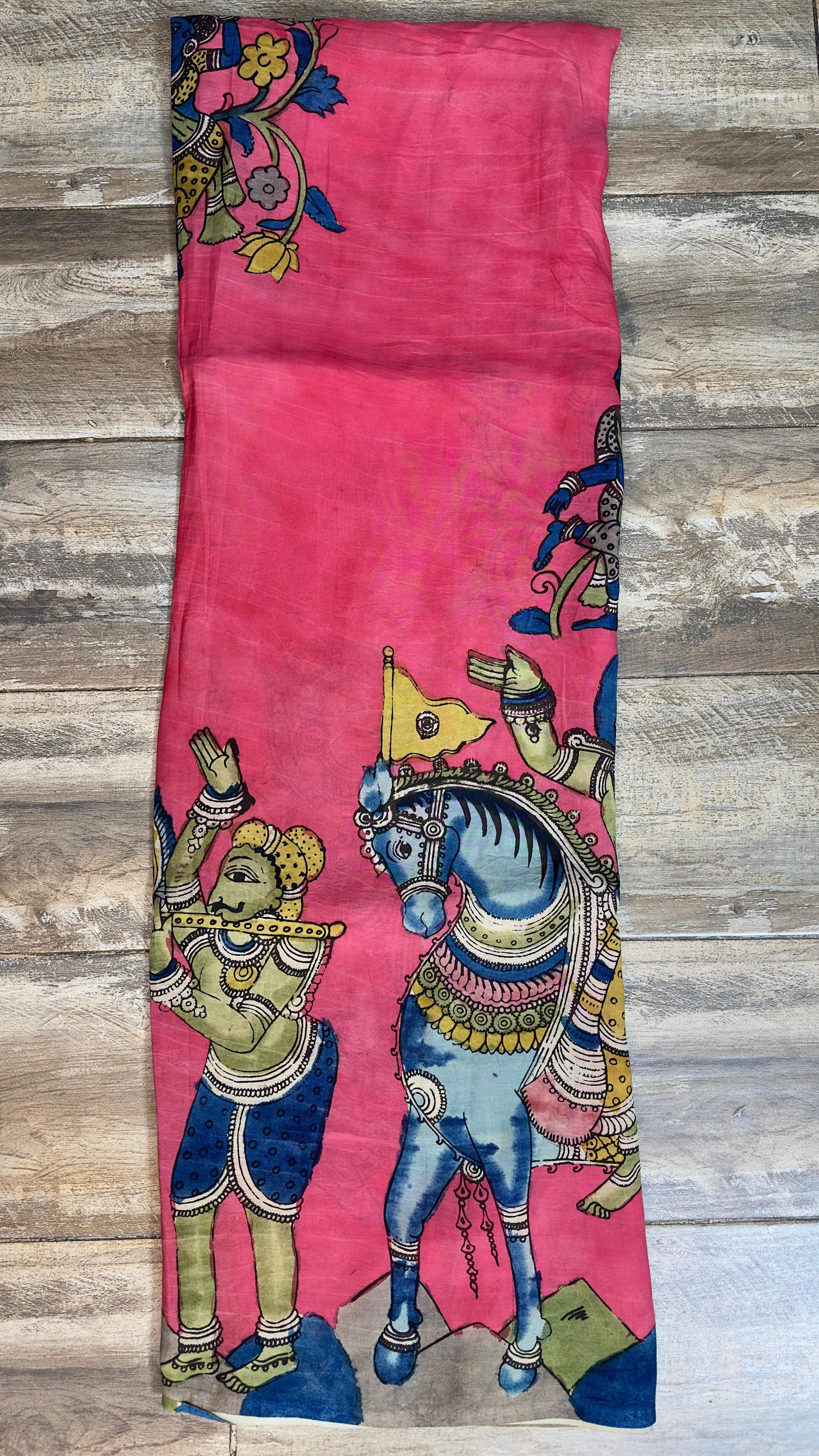 Kalamkari silkcotton material