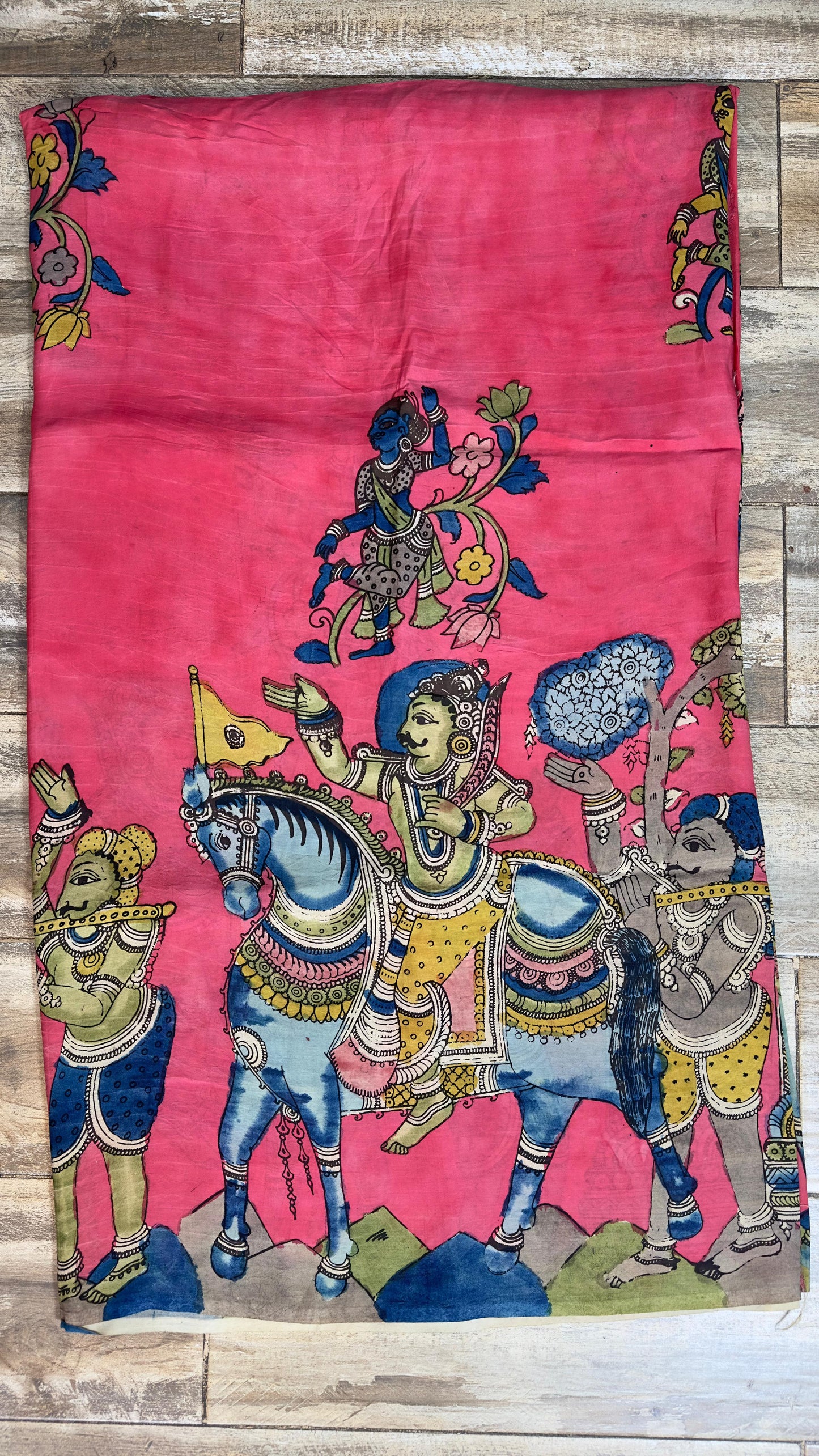 Kalamkari silkcotton material