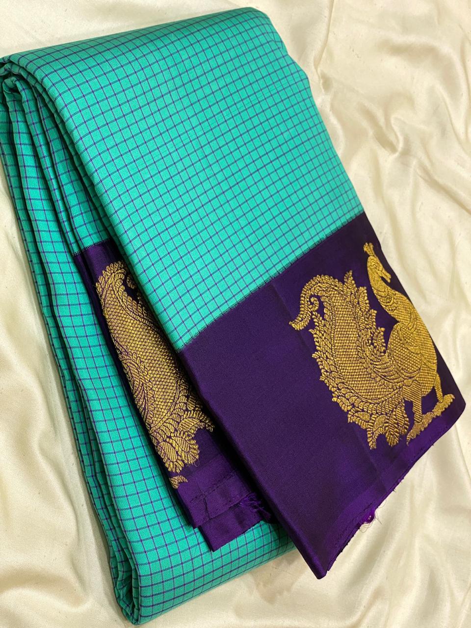 Handwoven Pure silk Kanjeeveram
