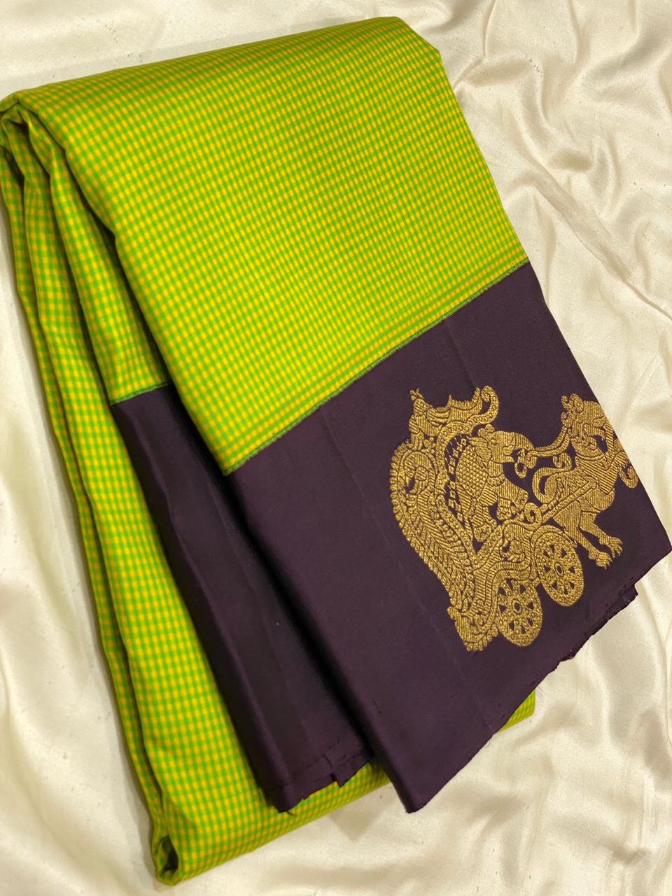 Handwoven Pure silk Kanjeeveram