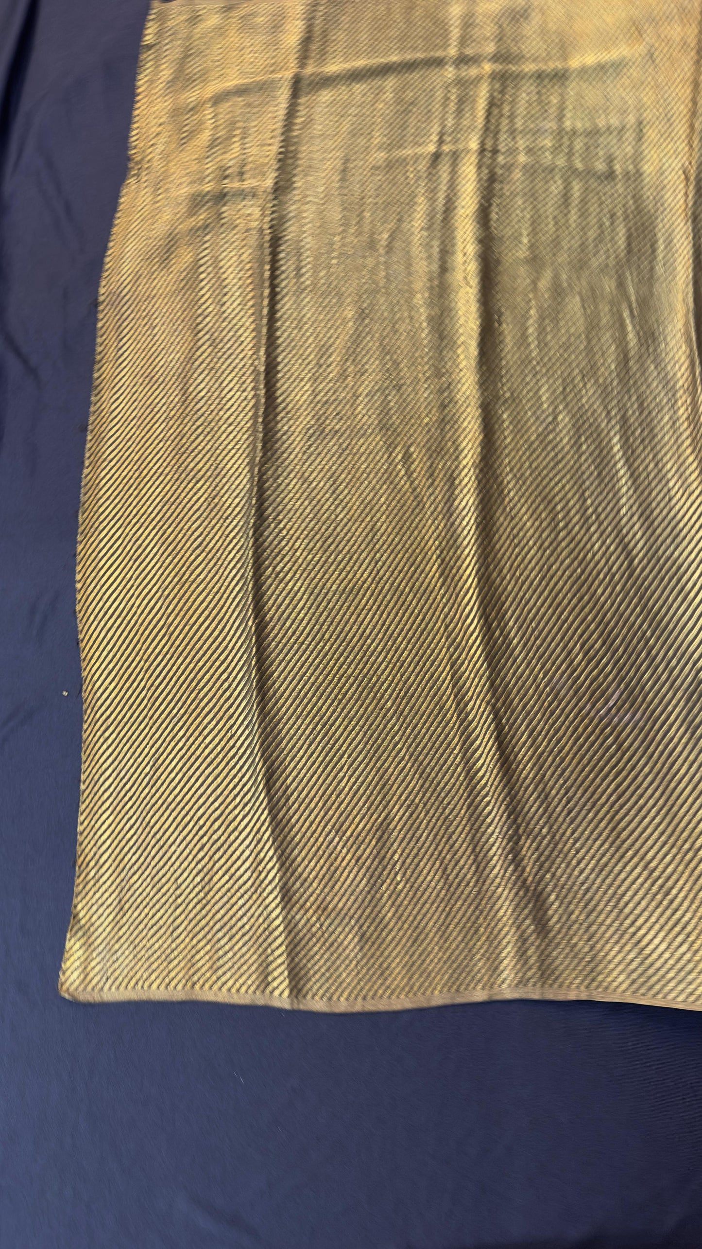 Handblock printed ajrakh on pure crepe