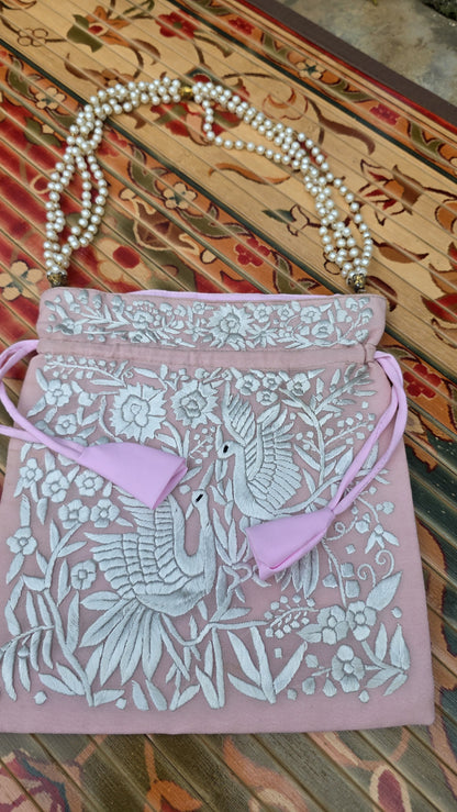 Hand embroidered Potlis
