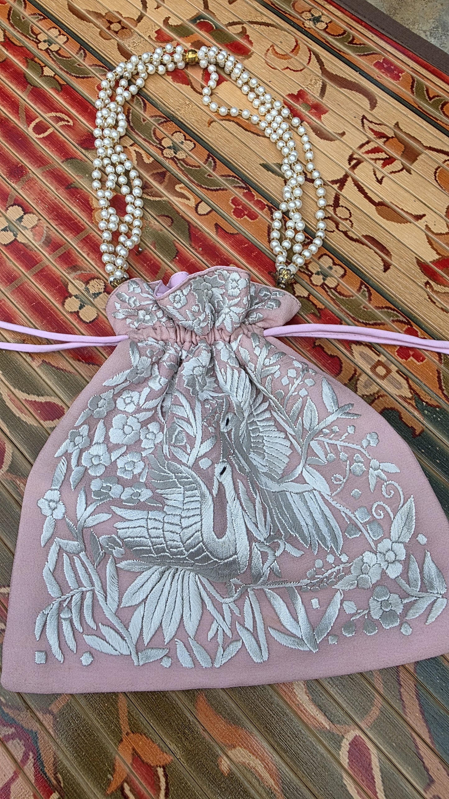 Hand embroidered Potlis