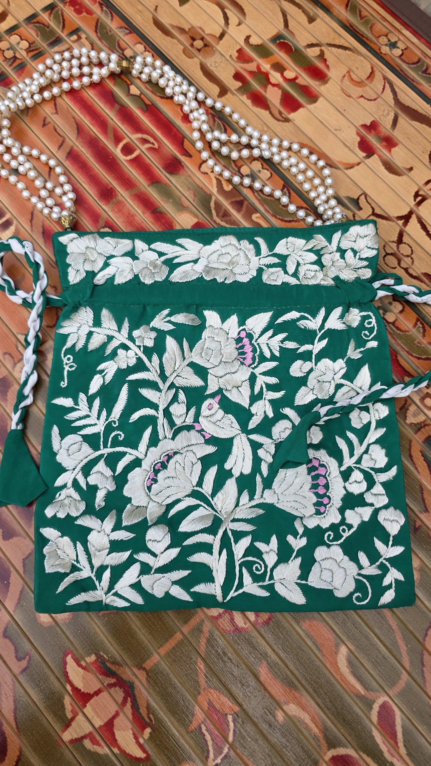 Hand embroidered Potlis