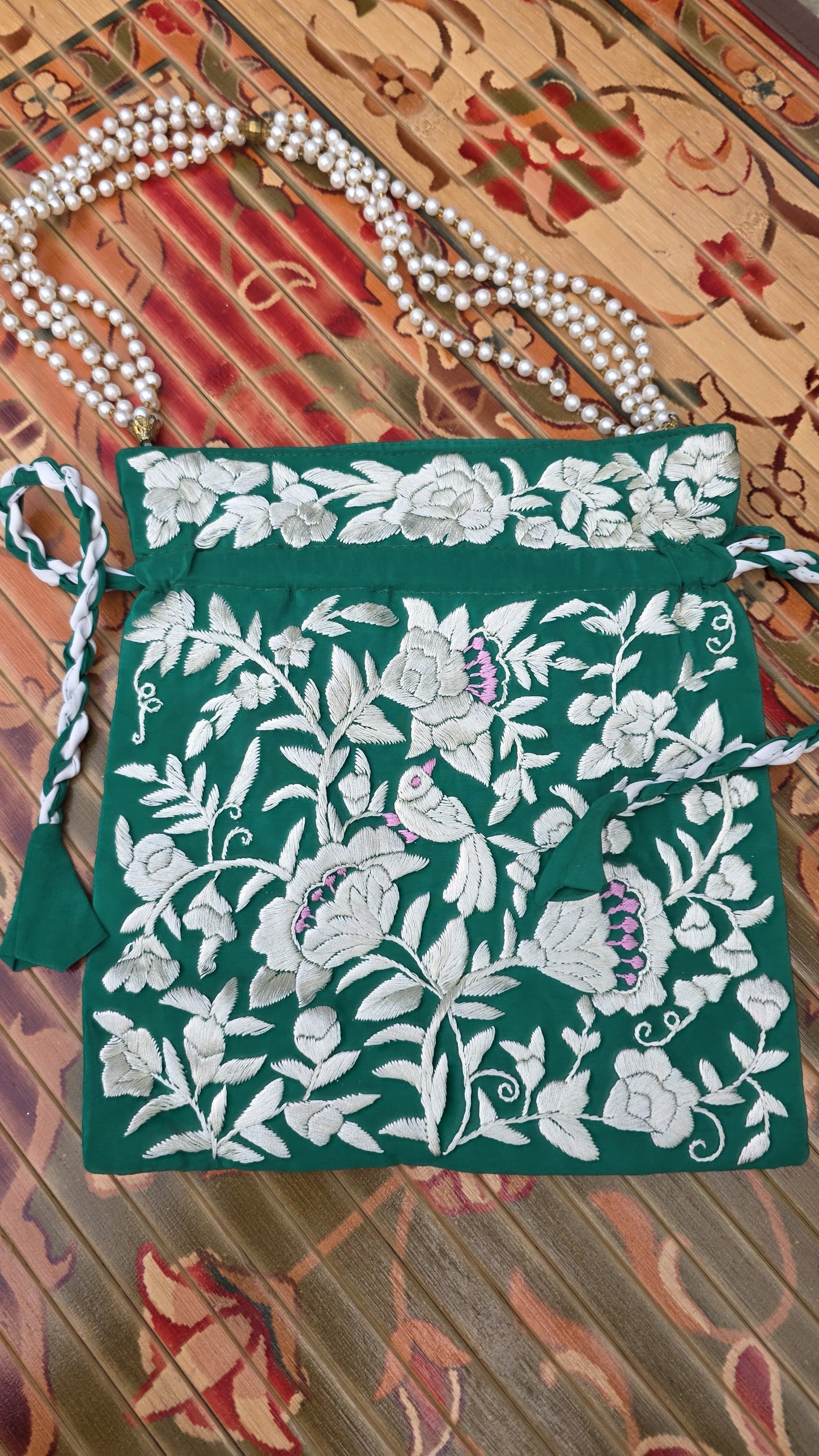 Hand embroidered Potlis
