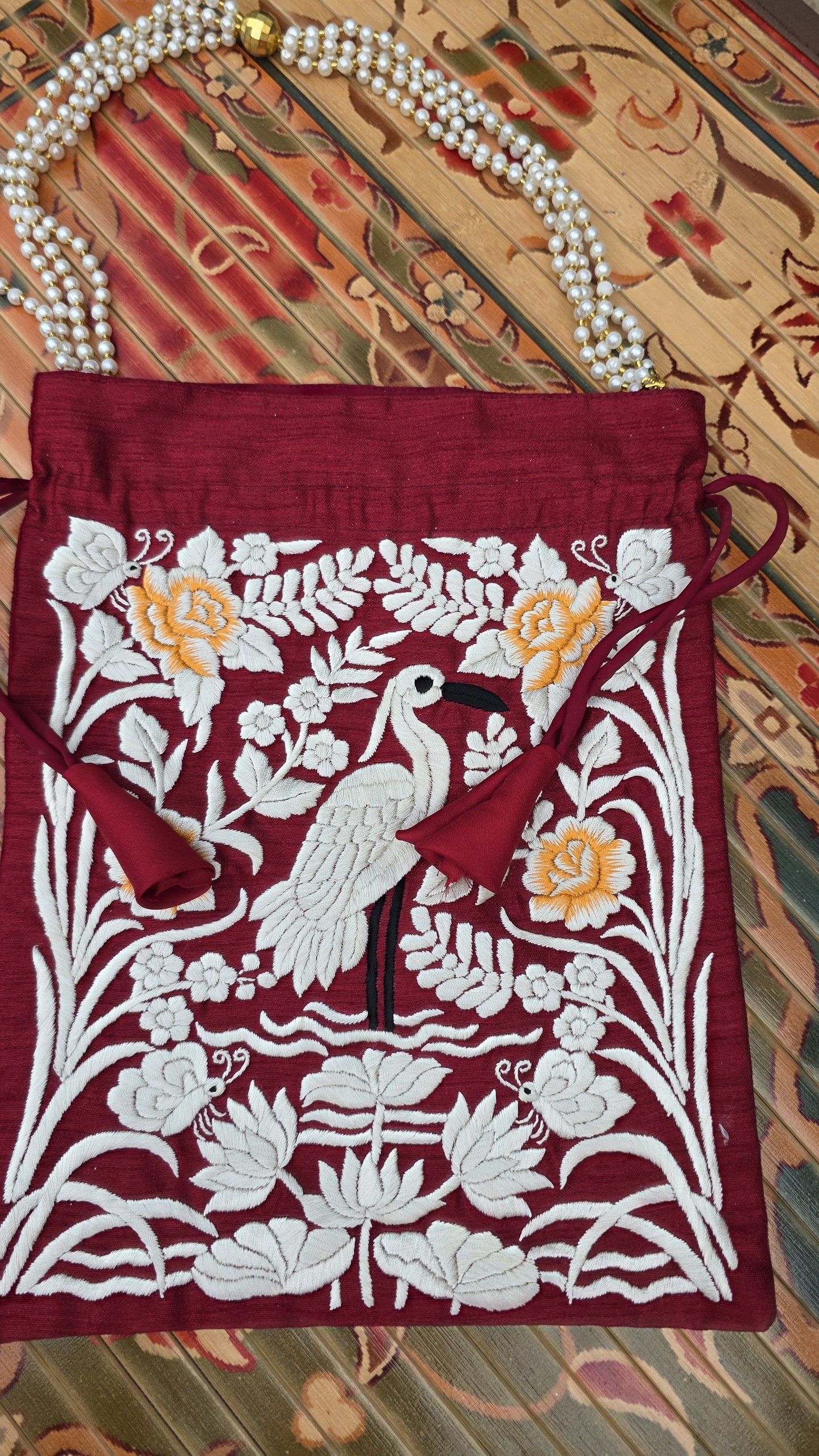 Hand embroidered Potlis