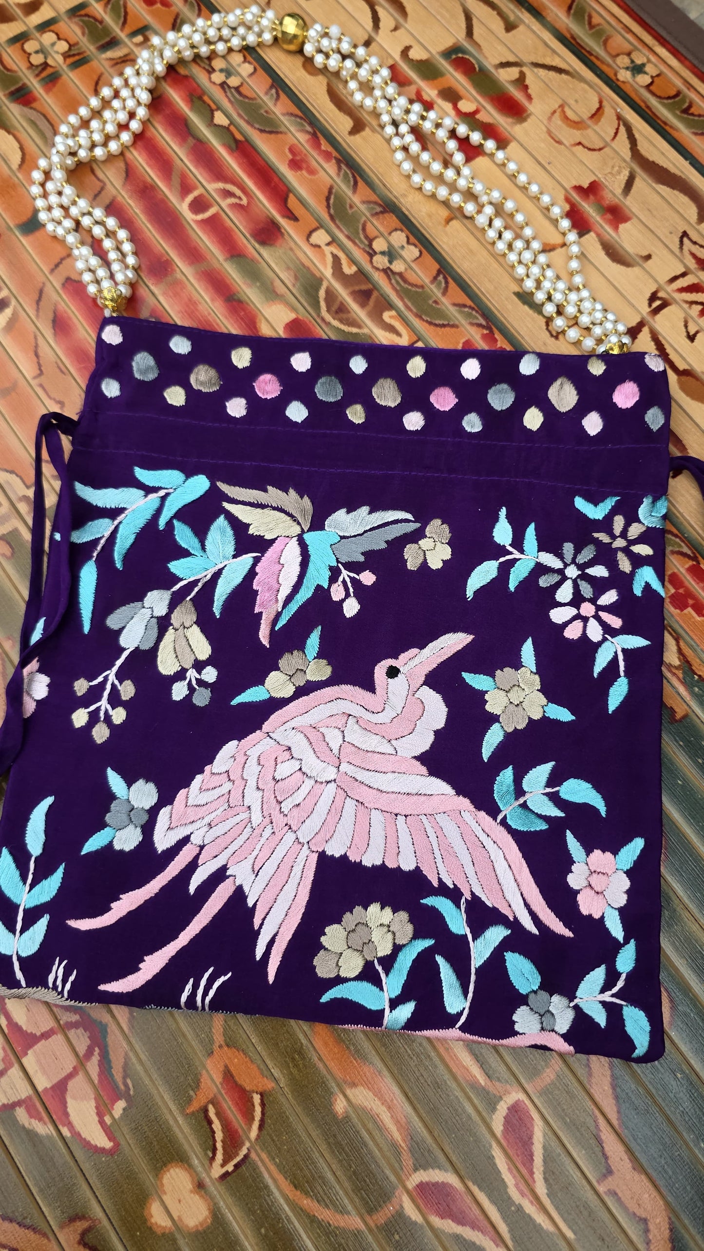 Hand embroidered Potlis