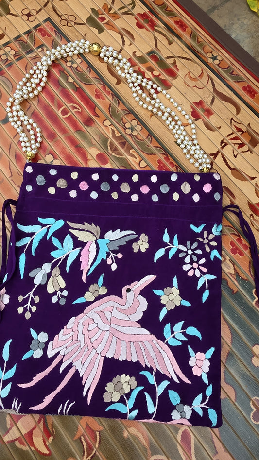 Hand embroidered Potlis