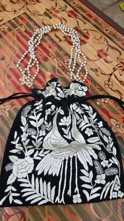 Hand embroidered Potlis