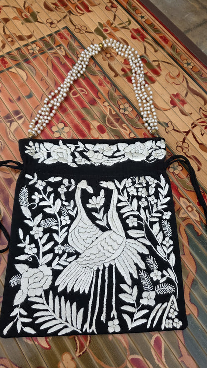 Hand embroidered Potlis
