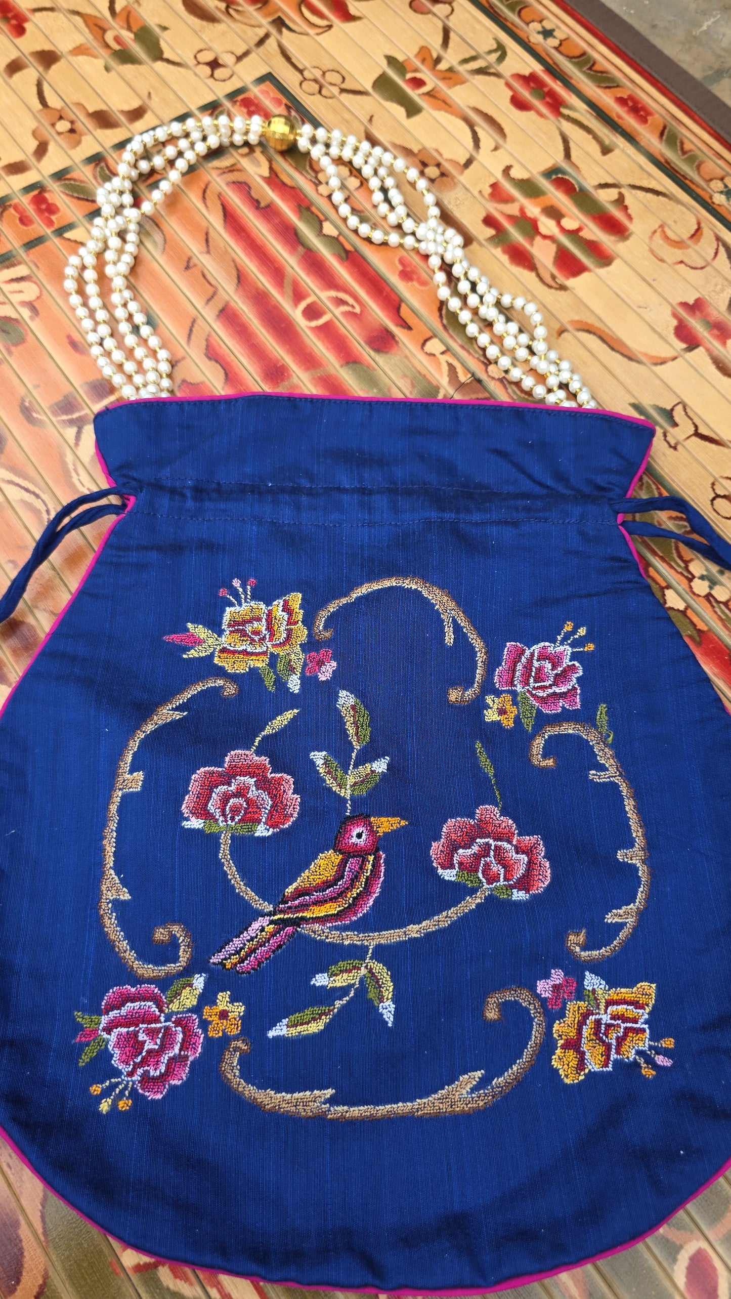 Hand embroidered Potlis