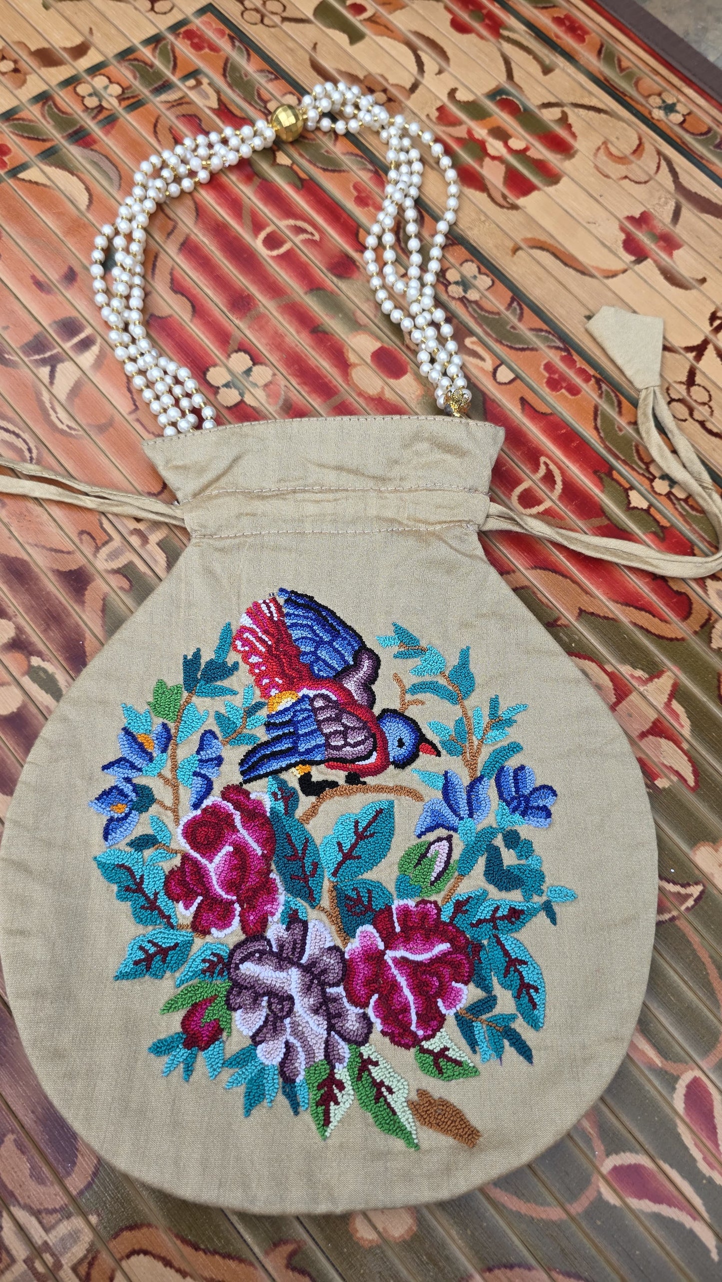 Hand embroidered Potlis