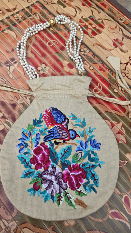 Hand embroidered Potlis