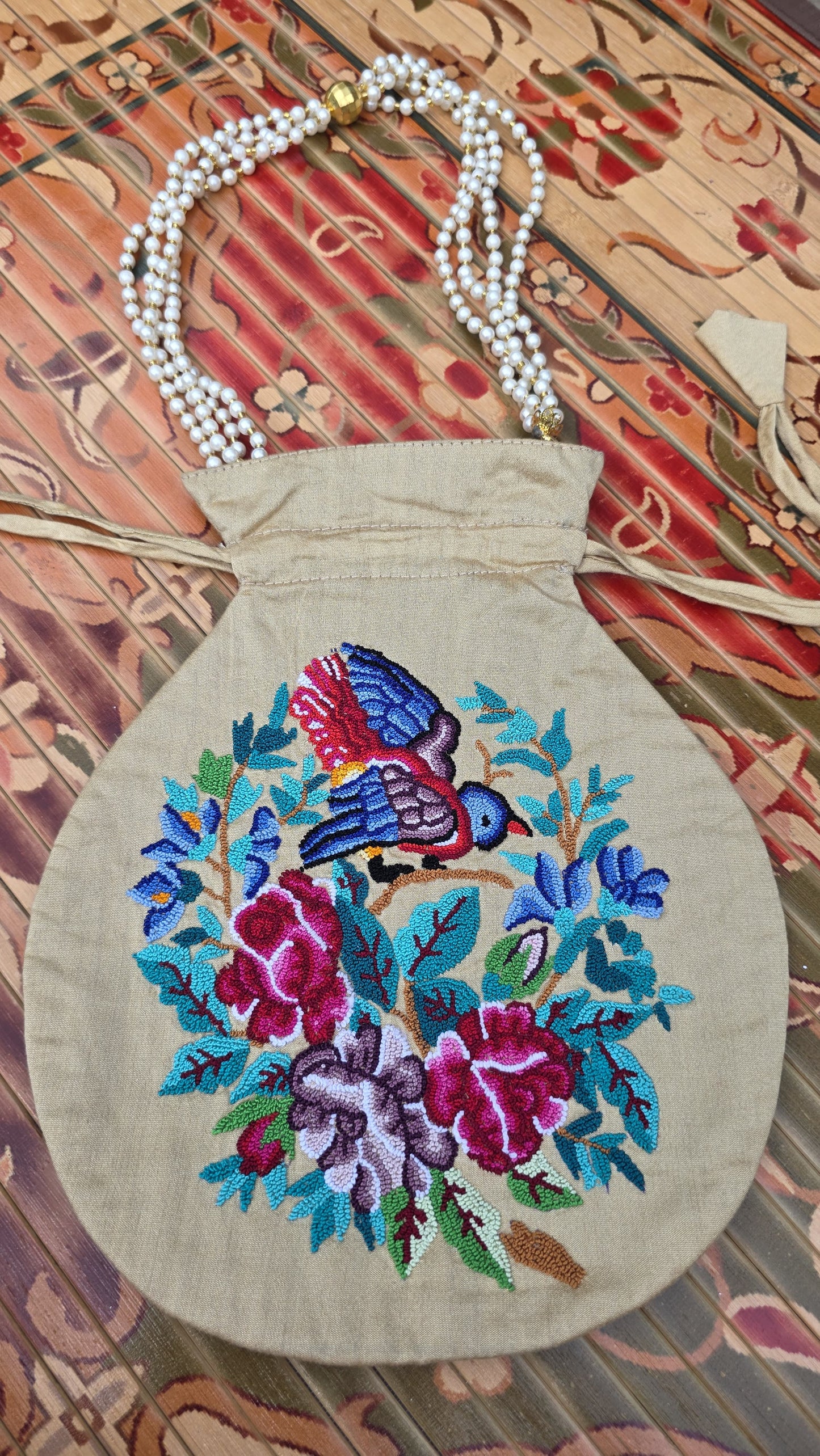 Hand embroidered Potlis