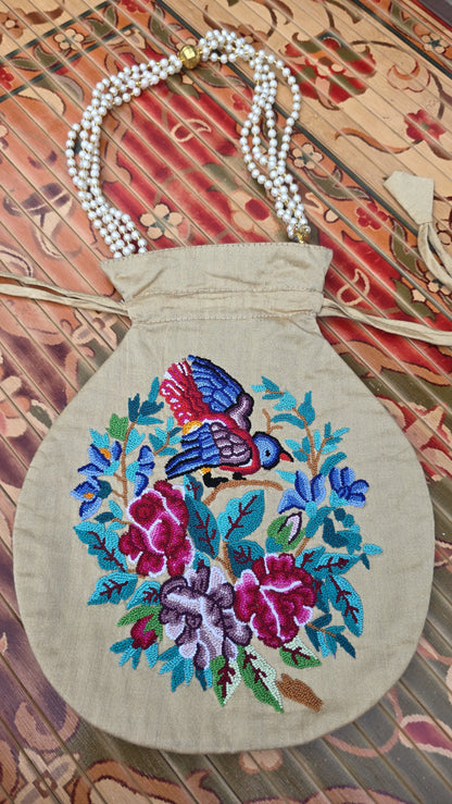 Hand embroidered Potlis