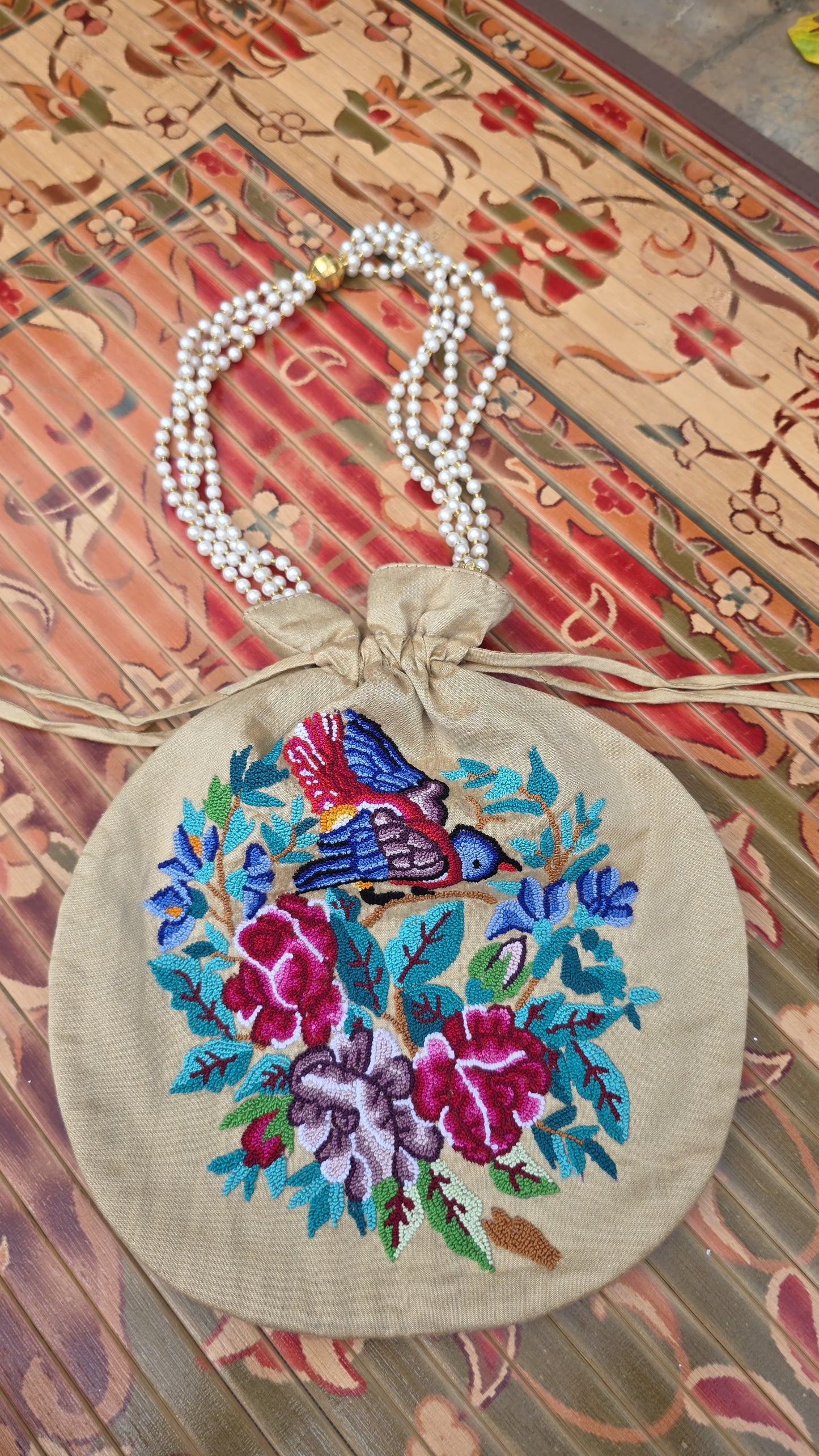 Hand embroidered Potlis