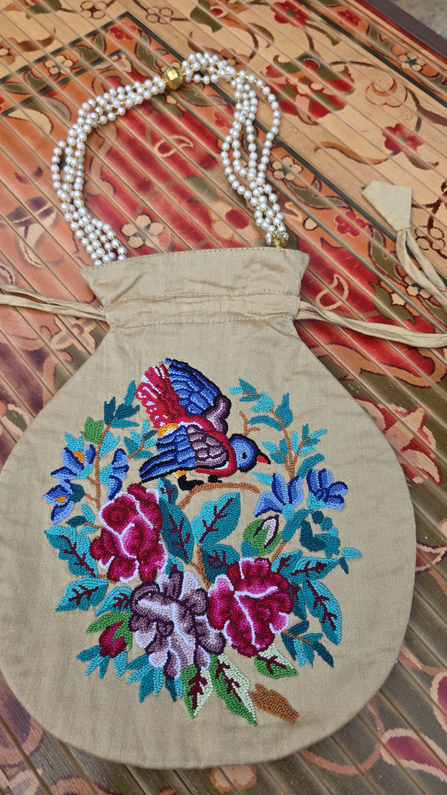 Hand embroidered Potlis
