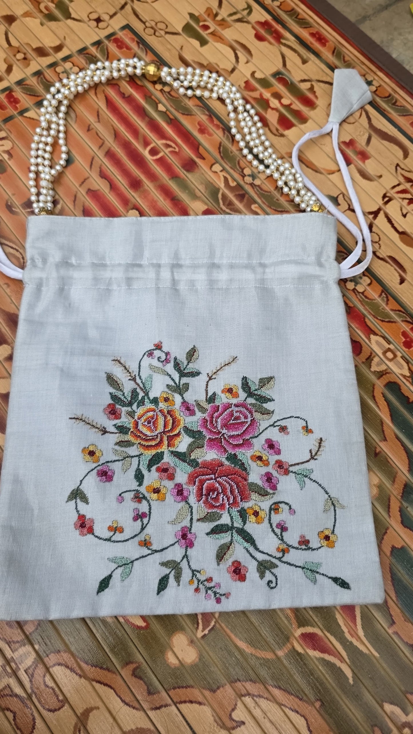Hand embroidered Potlis