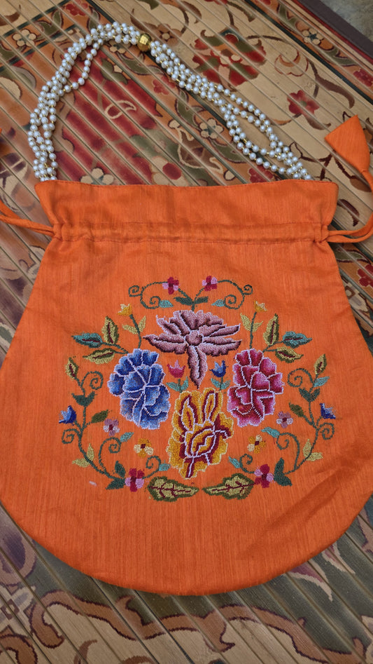 Hand embroidered Potlis