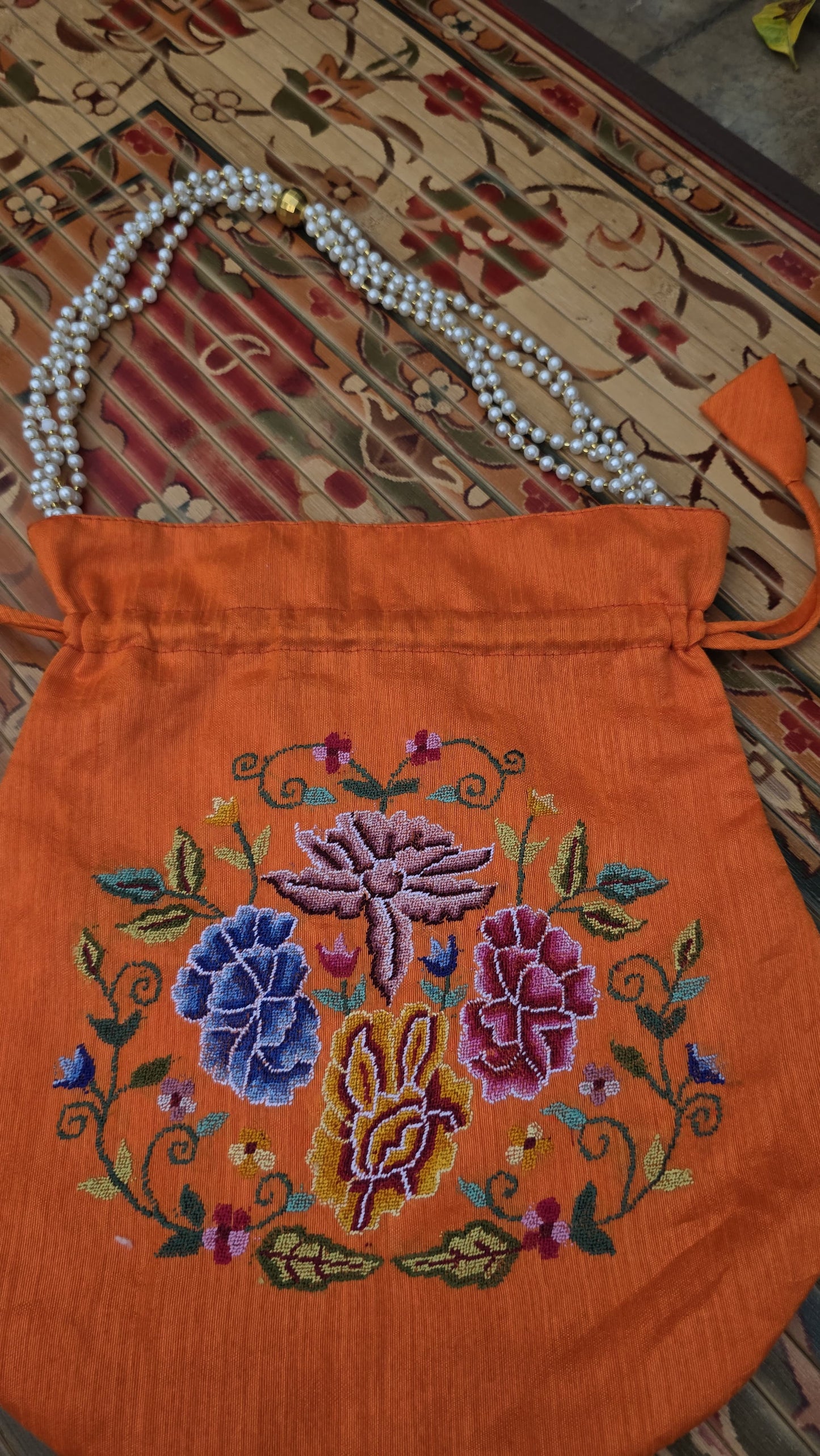 Hand embroidered Potlis