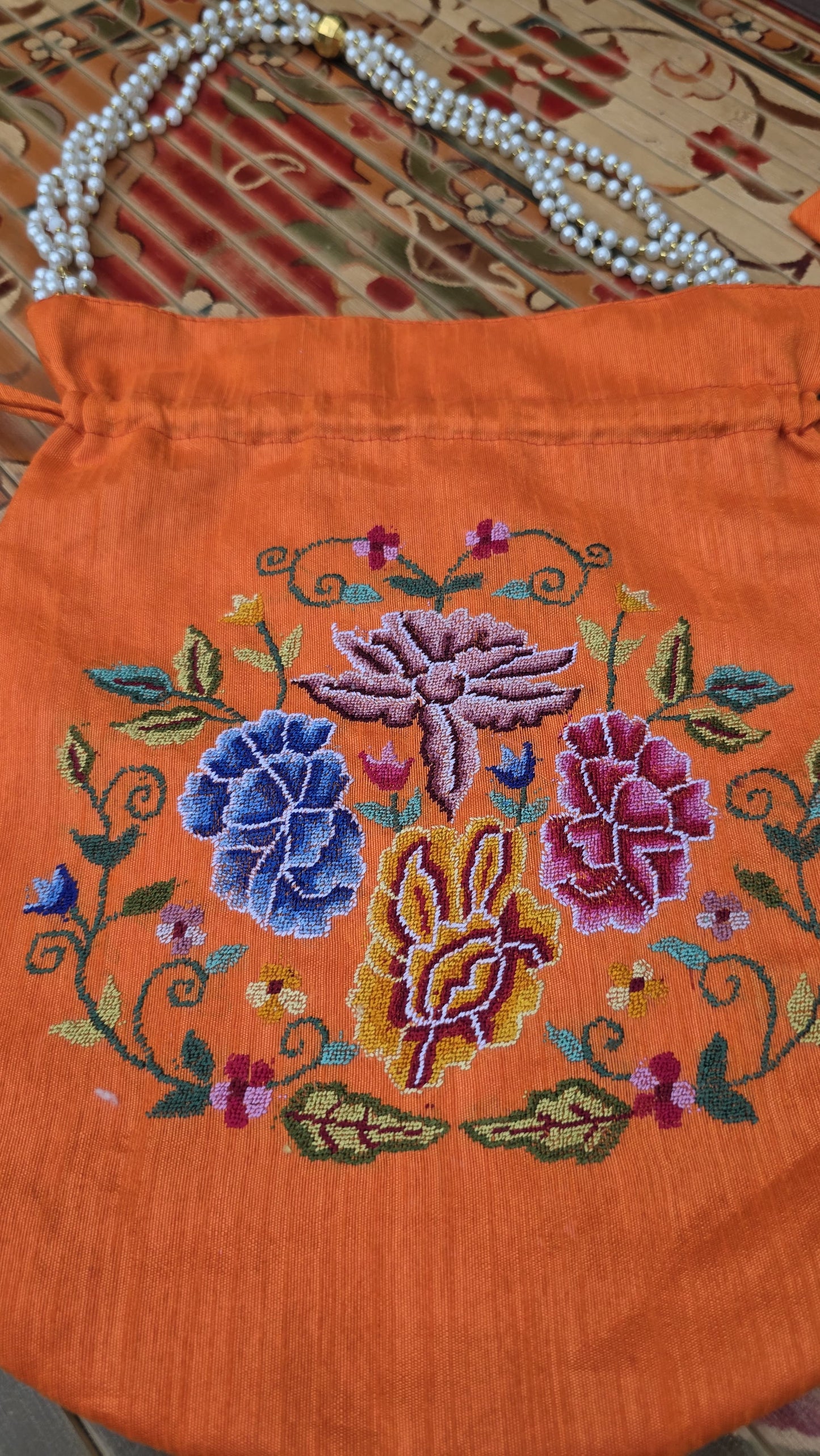 Hand embroidered Potlis